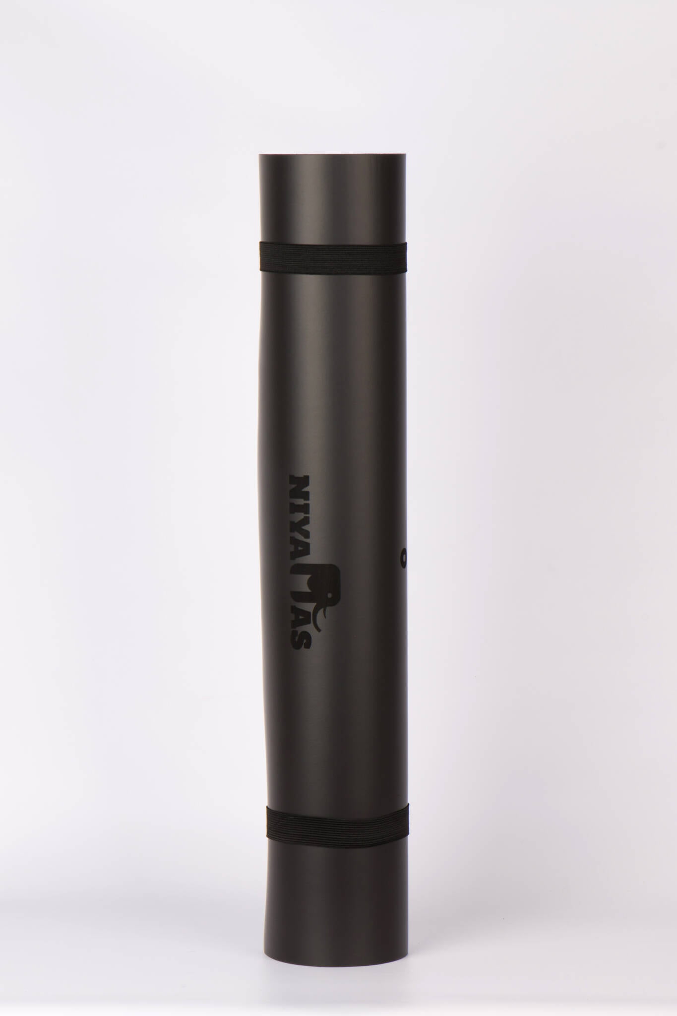 Niyamas Yoga Mat Pro Gaja Black (183x68x0.5cm) with Carry Strap - Image 2