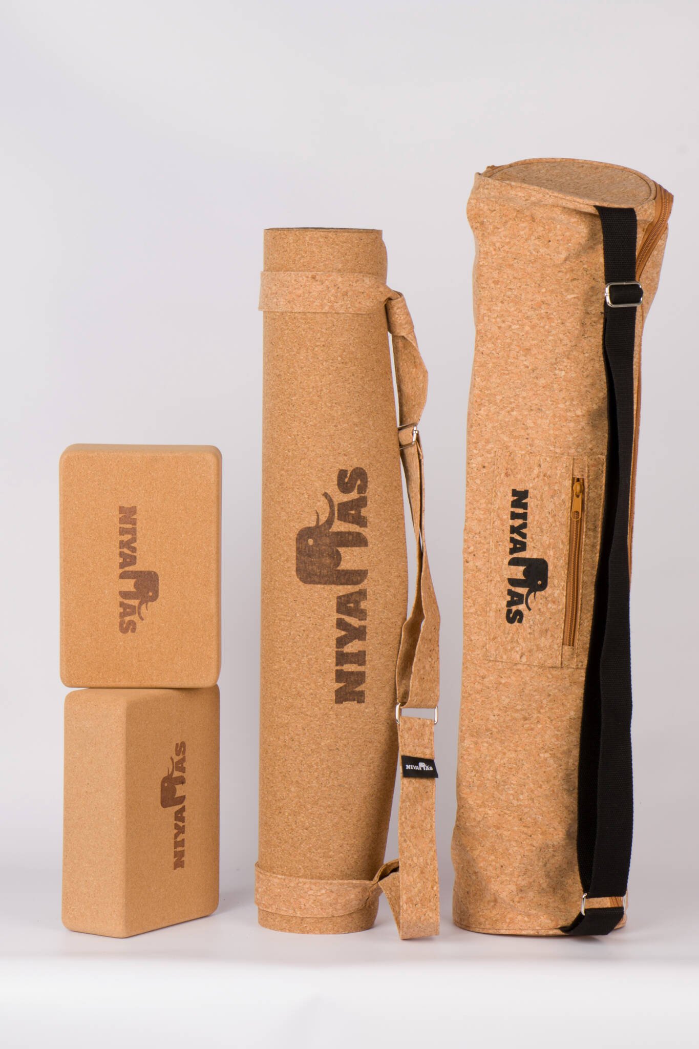 Cork Yoga Strap Niyamas - Image 2
