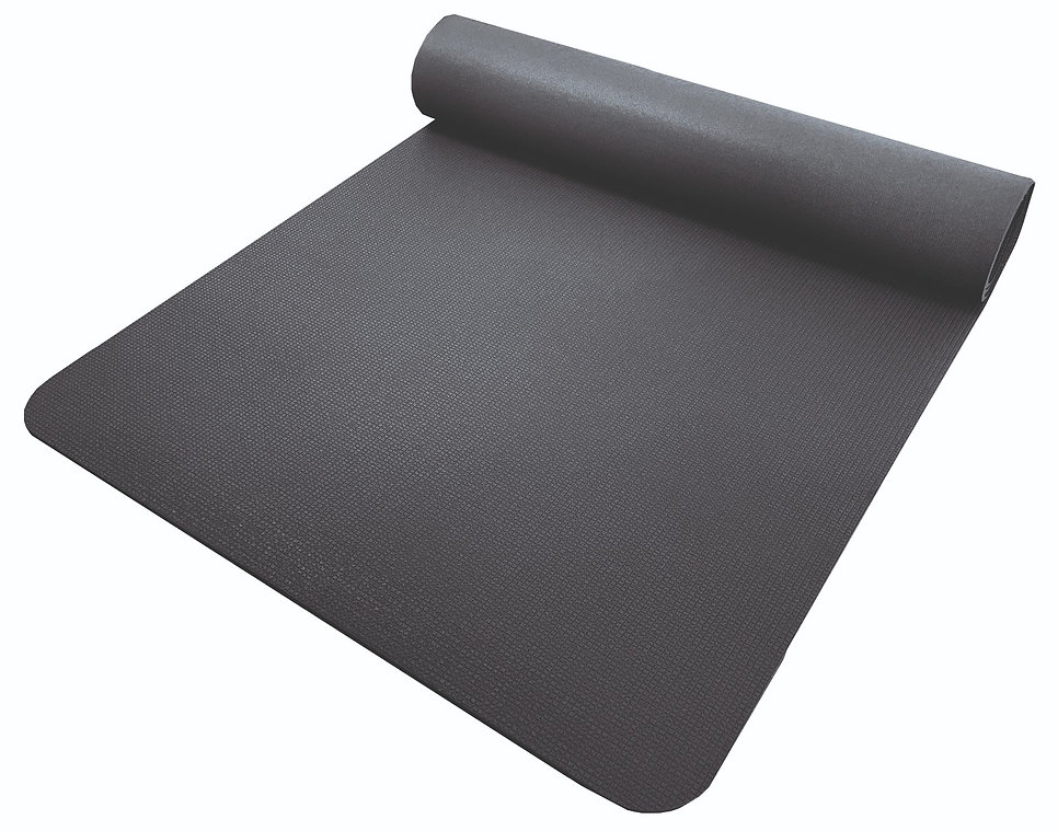 Niyamas Yoga Mat Pro Ananda Black (185x65x0.6cm) with carry strap - Image 4