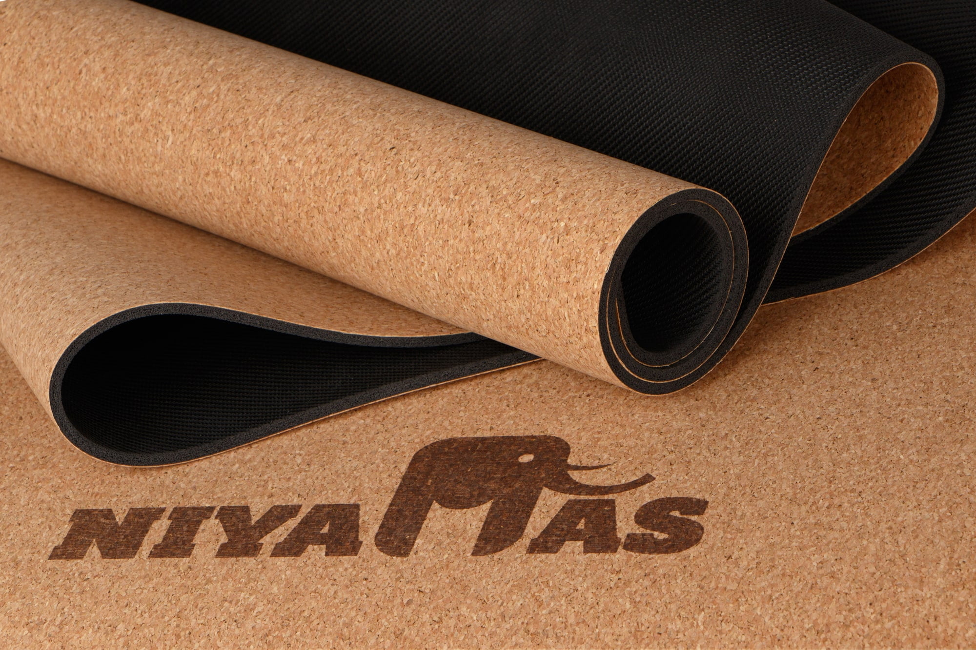 Niyamas Eco Cork Yoga Mat Atma (183x66x0.5cm) with Carry Strap - Image 4