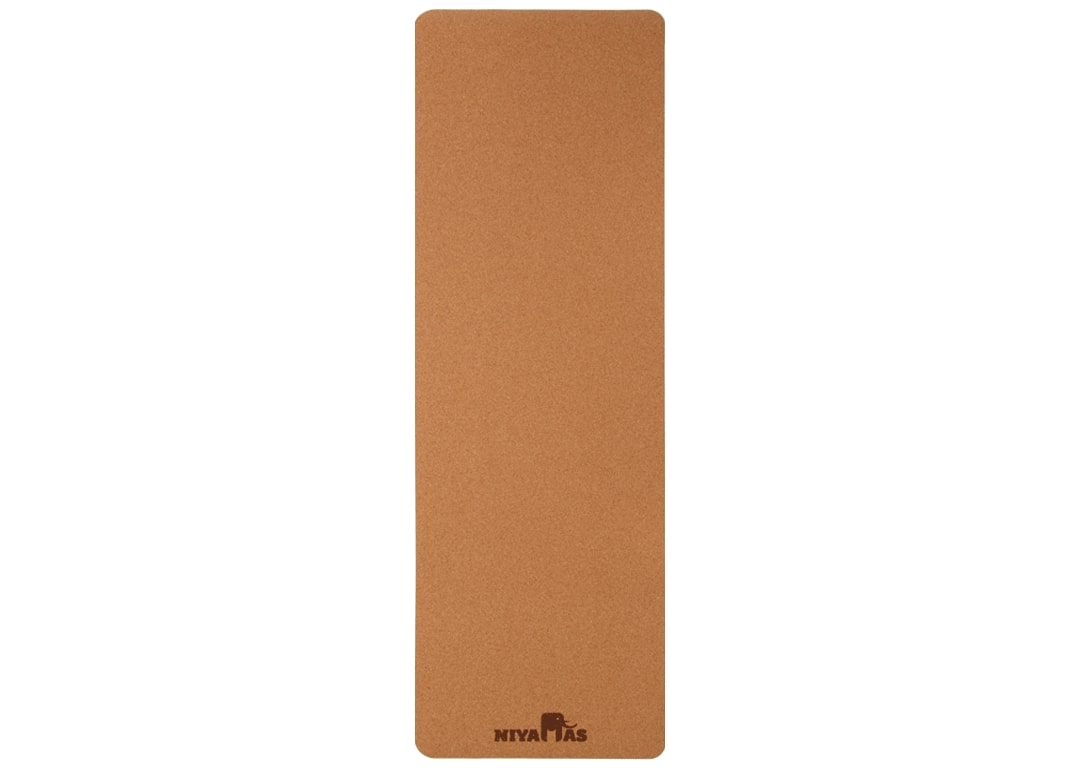 Niyamas Eco Cork Yoga Mat Atma (183x66x0.5cm) with Carry Strap