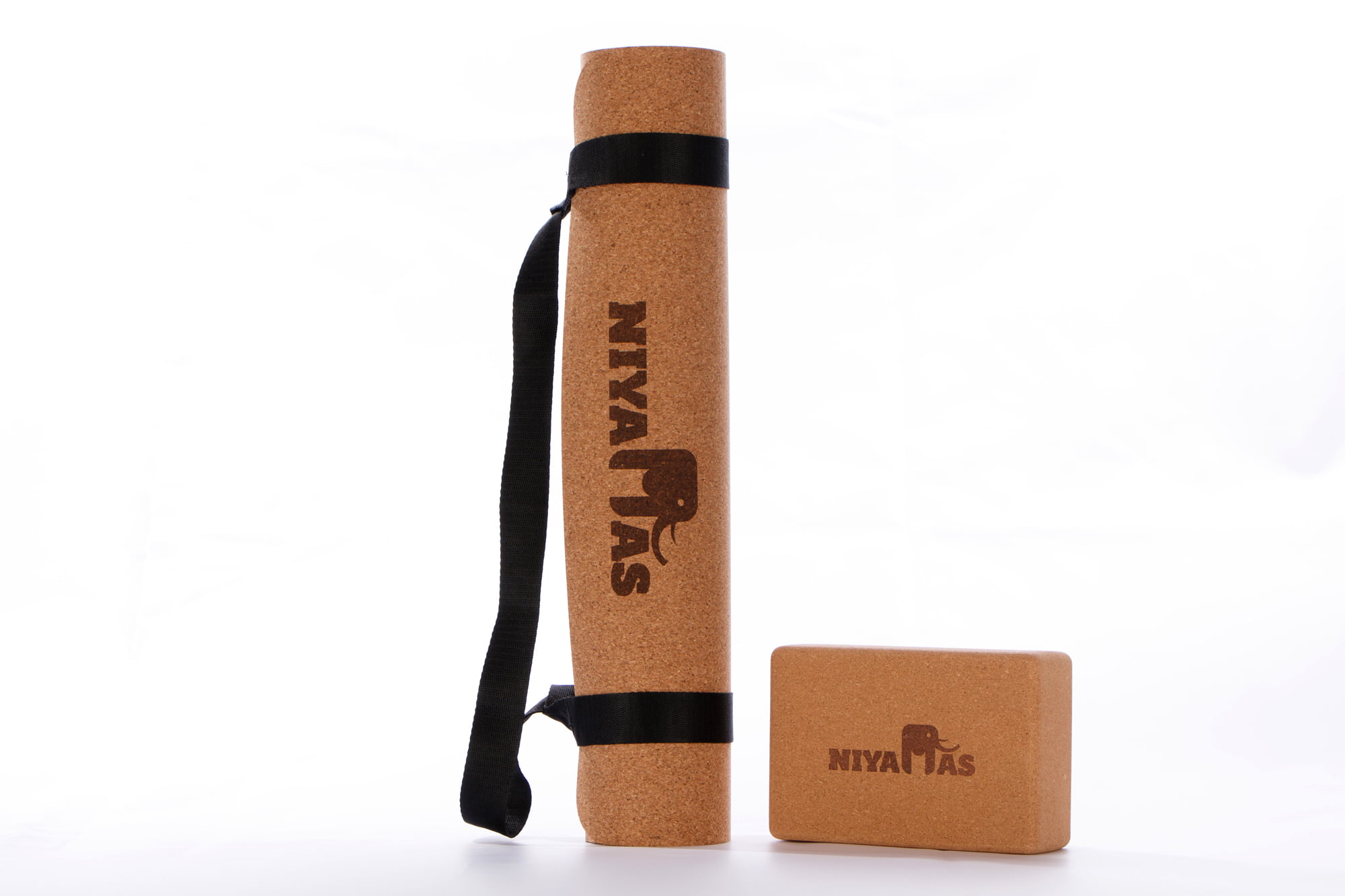 Cork Yoga Block Niyamas (23x15x8cm) - Image 2