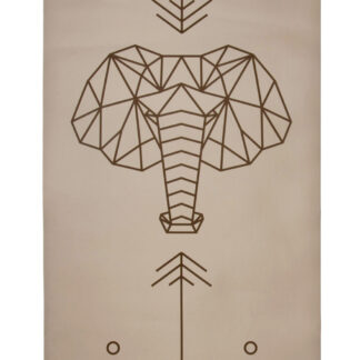 Niyamas Yoga Mat Pro Gaja Milk Tea (183x68x0.5cm) with Carry Strap