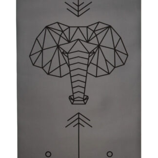 Niyamas Yoga Mat Pro Gaja Grey (183x68x0.5cm) with Carry Strap