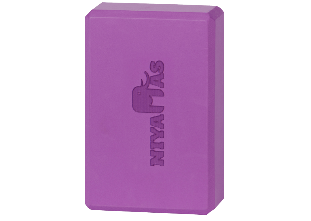 Yoga Block Niyamas Purple (23x15x8cm)