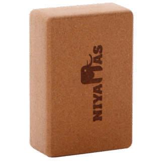 Cork Yoga Block Niyamas (23x15x8cm)