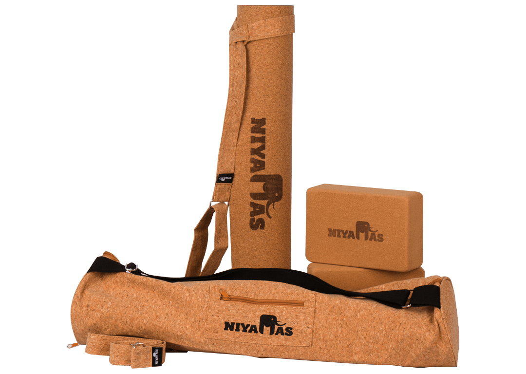 Niyamas Eco Cork Yoga Bag (20cm x 75cm) - Image 3