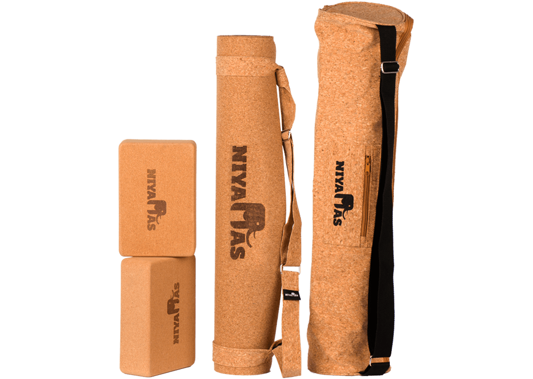 Niyamas Eco Cork Yoga Bag (20cm x 75cm) - Image 2