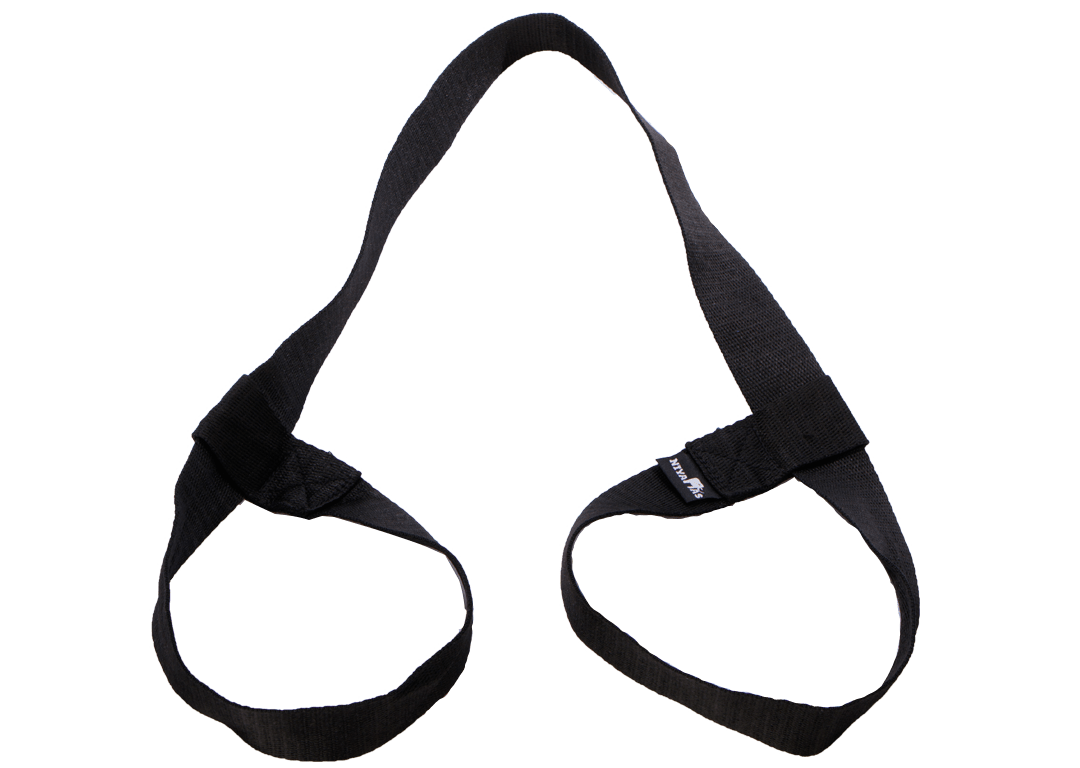 Yoga Mat Carrier & Stretching Strap Niyamas Black - Image 3