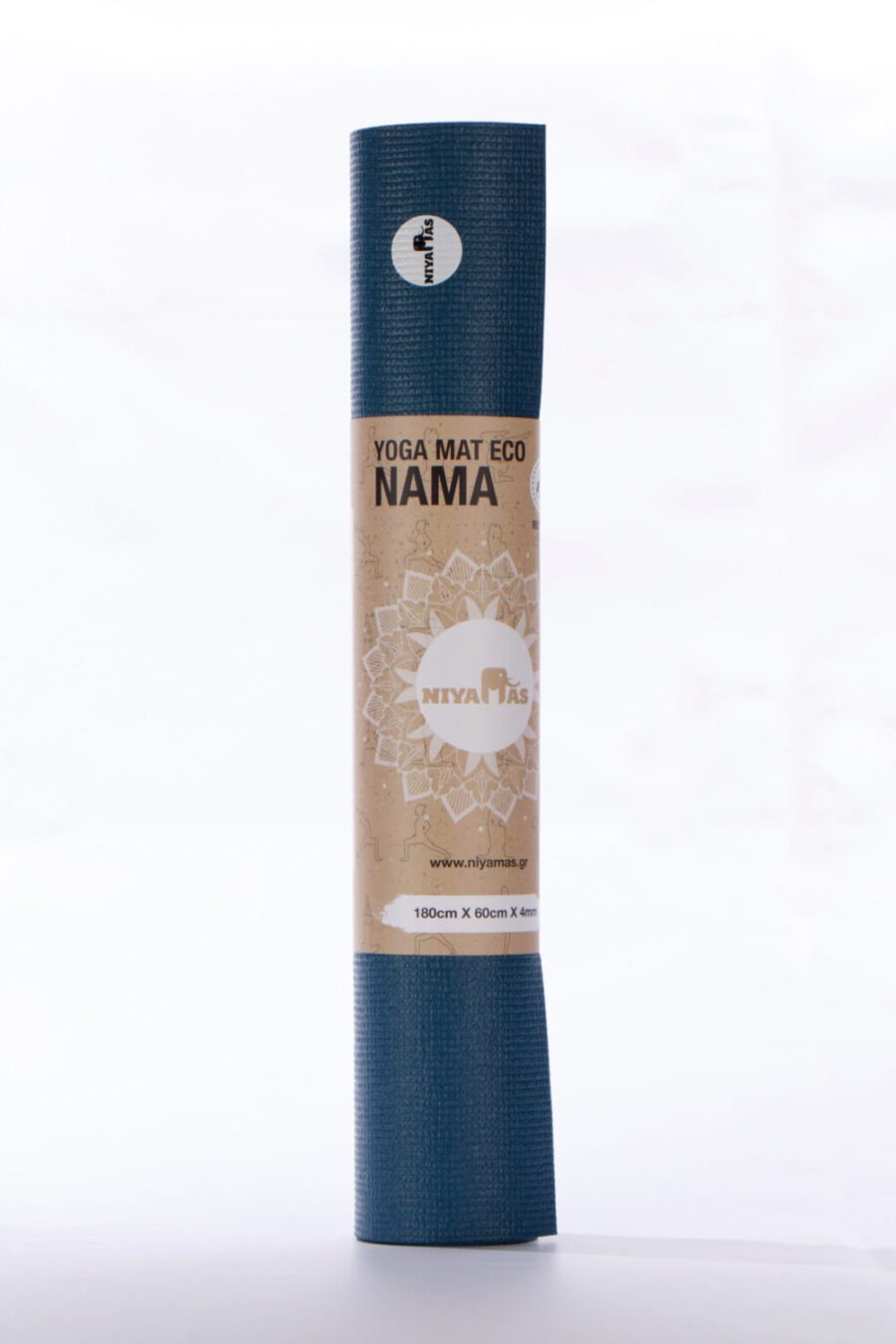 Niyamas Yoga Mat Basic Sticky Eco Nama Blue (180x60x0.4cm) - Image 2