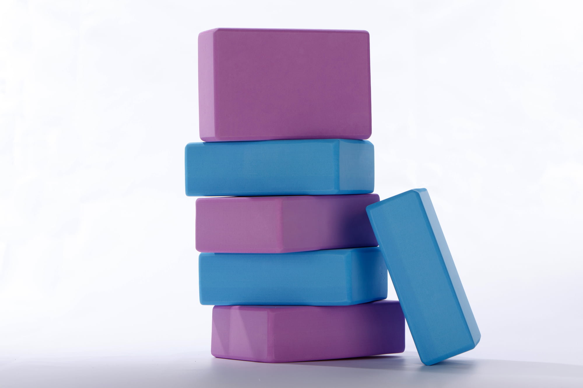 Yoga Block Niyamas Blue (23x15x8cm) - Image 3