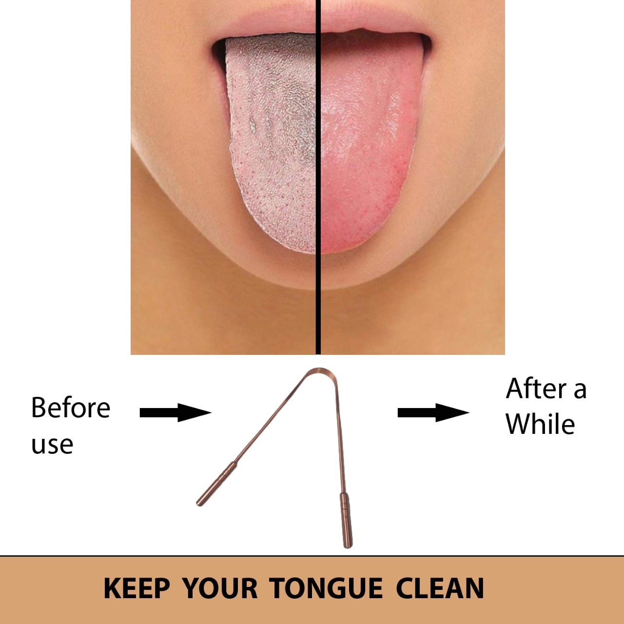 Tongue Cleaner Scraper Superior Quality Copper 30g - Image 6