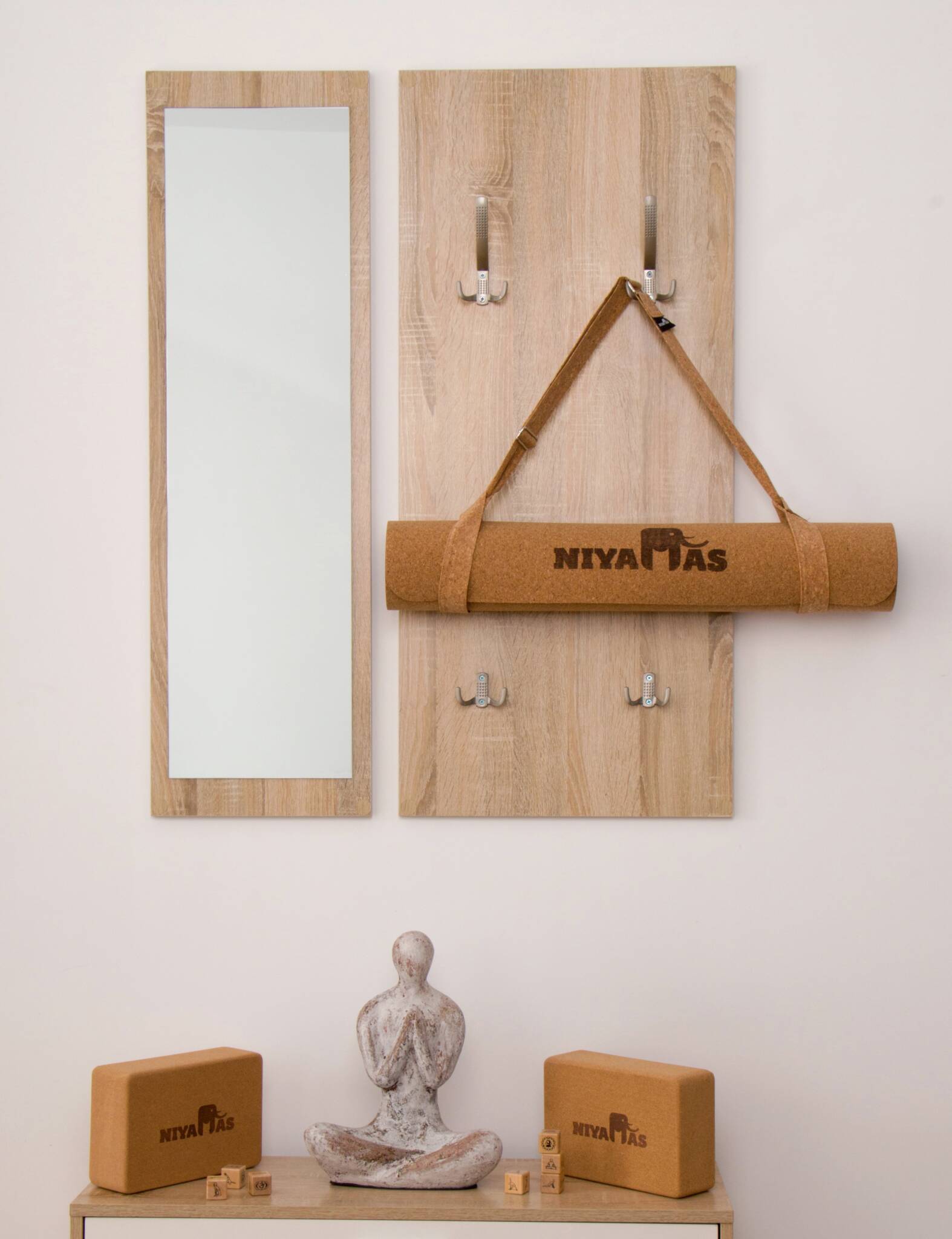 Cork Yoga Strap Niyamas - Image 4