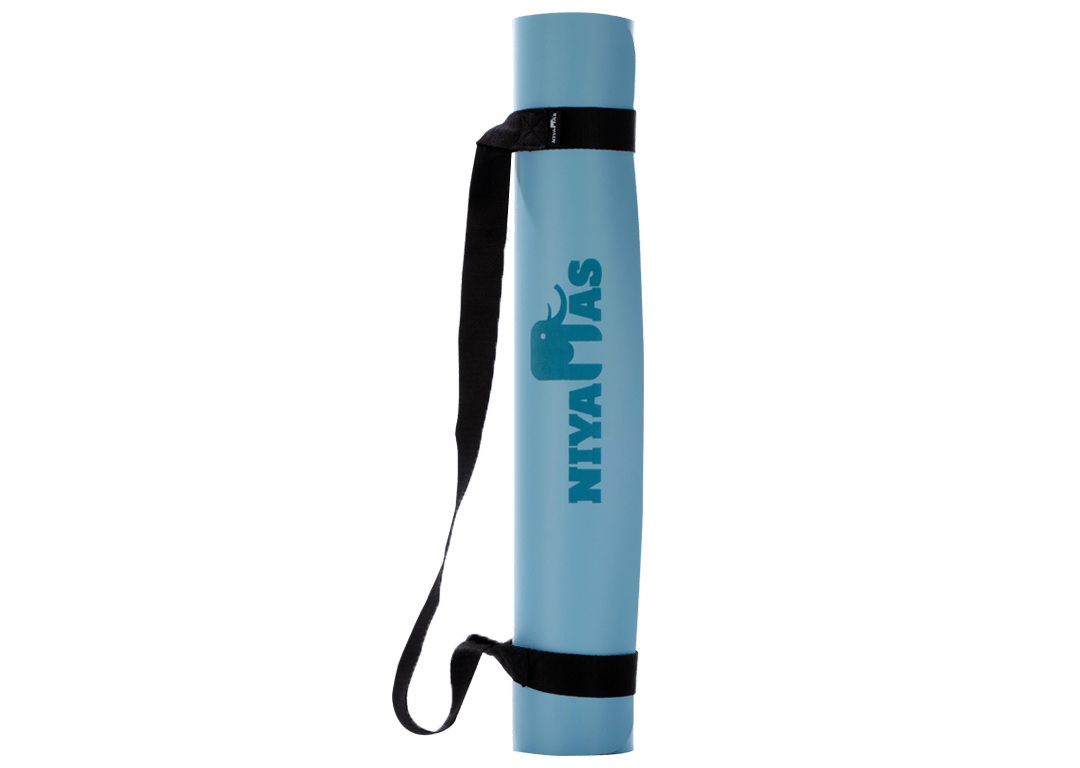 Yoga Mat Carrier & Stretching Strap Niyamas Black