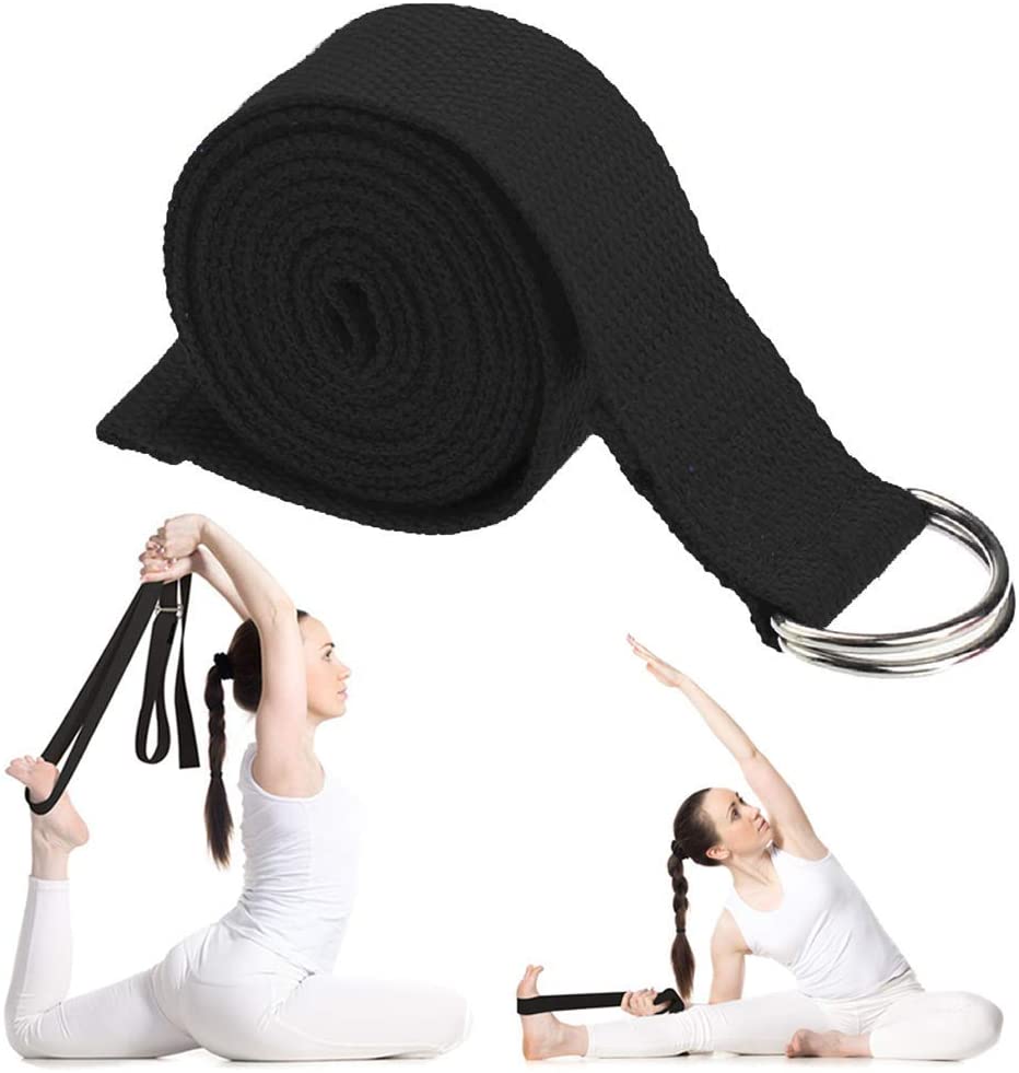 Niyamas Yoga Belt D – Ring Black (185x4cm) - Image 3