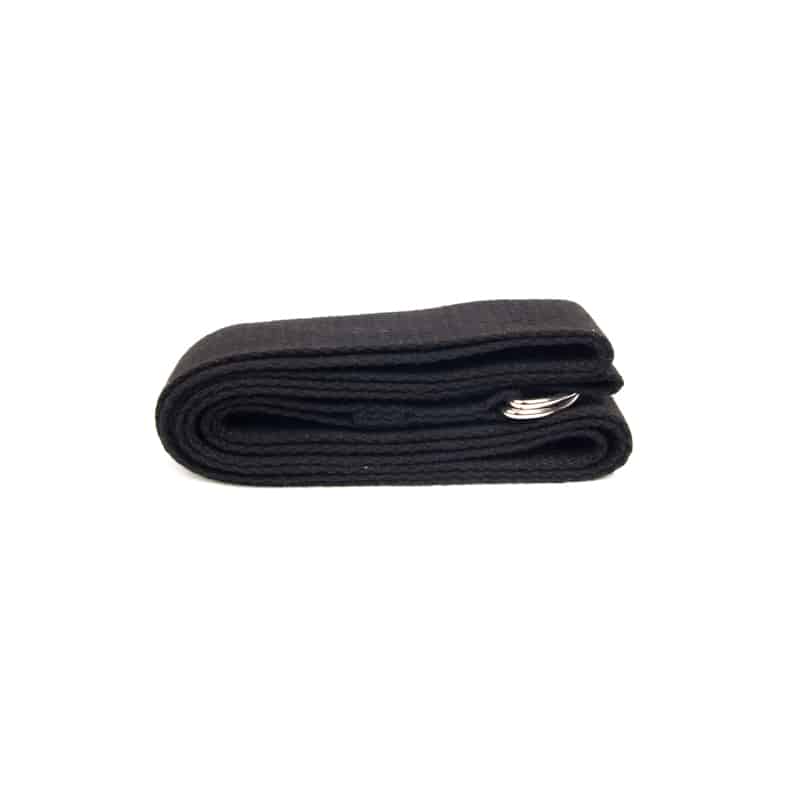 Niyamas Yoga Belt D – Ring Black (185x4cm) - Image 5