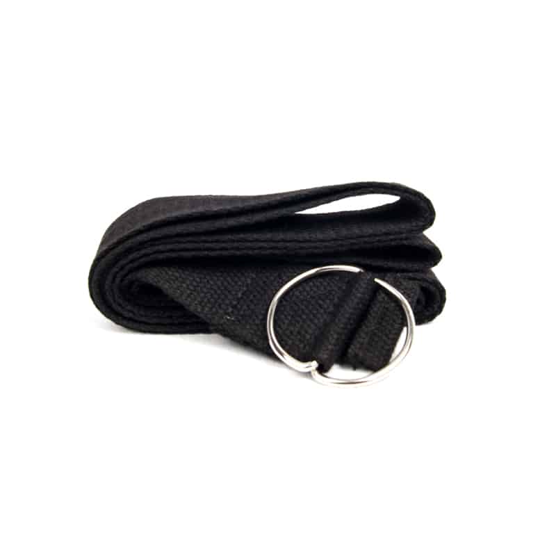 Niyamas Yoga Belt D – Ring Black (185x4cm) - Image 4