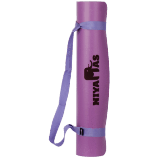 Yoga Mat Carrier & Stretching Strap Niyamas Purple